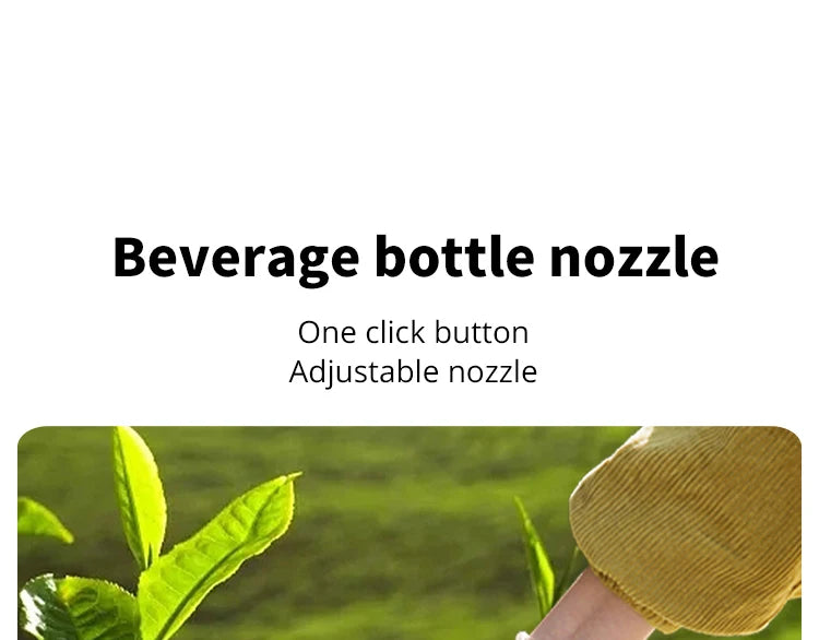Gardening Watering Sprayer Beverage Bottle Watering Can High Pressure Small Manual Pressure Adjustable Spray Head